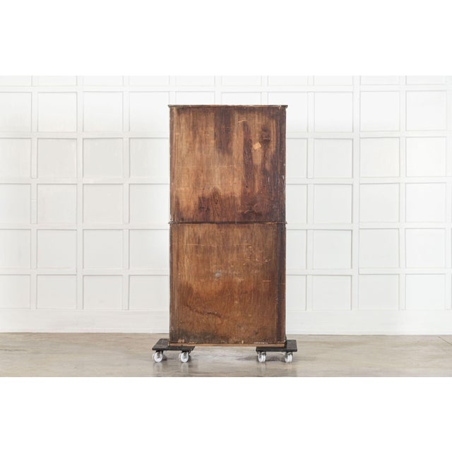 English Painted and Glazed Shop Display Cabinet, 1900s For Sale - Image 3 of 15