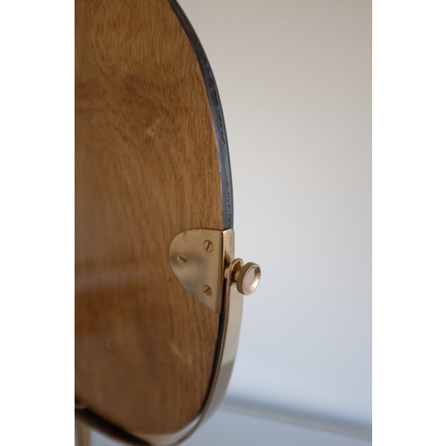 1960s Brass Table Mirror by Bergbom, Sweden For Sale In New York - Image 6 of 7