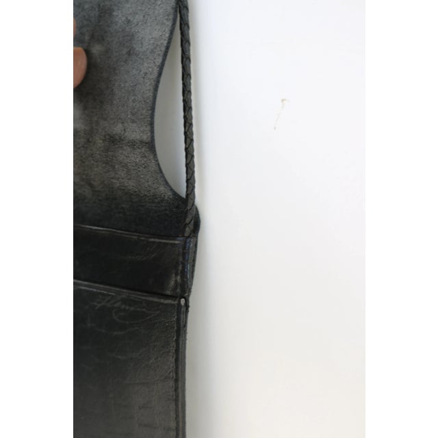 Mid-Century Modern 1970s Lizard Skin Gem Tassels Crossbody Bag For Sale - Image 3 of 10