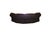 Textile 1980s Postmodern Serpentine Curved Two-Piece Sectional Sofa, Ribbed Black Upholstery For Sale - Image 7 of 17