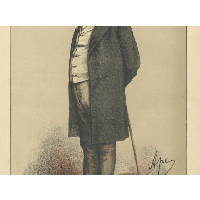 Vanity Fair, Statesman, 1870, Chromolithograph on Paper For Sale - Image 3 of 9