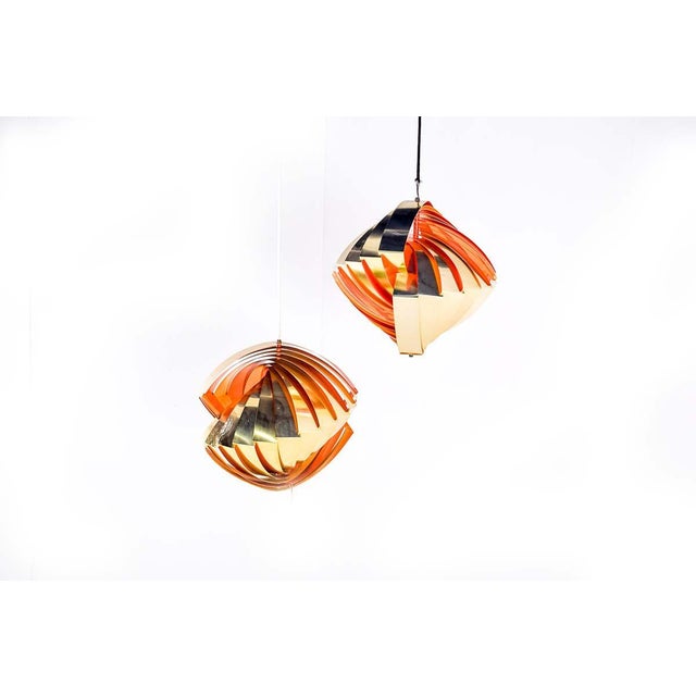 Konkylie Pendant Lamp by Louis Weisdorf for Lyfa, 1960, Set of 2 For Sale - Image 14 of 14