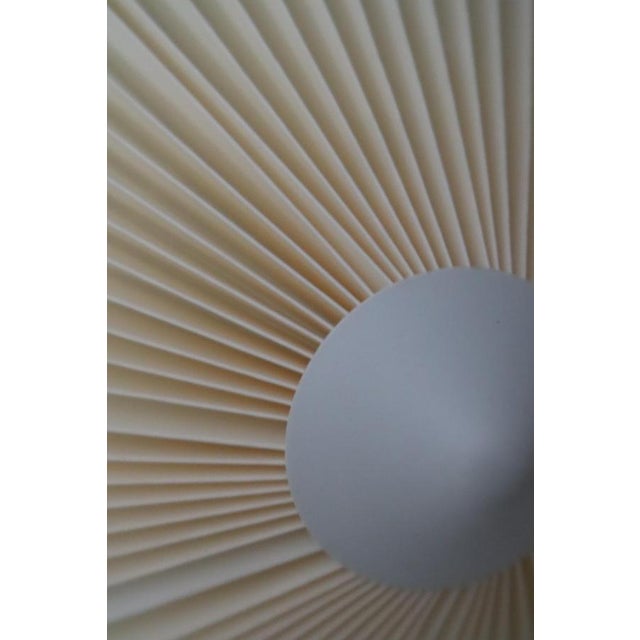 Gold White Pleated Rosetta 40 Wall Lamp from Lyfa, Denmark, 1980s For Sale - Image 8 of 10