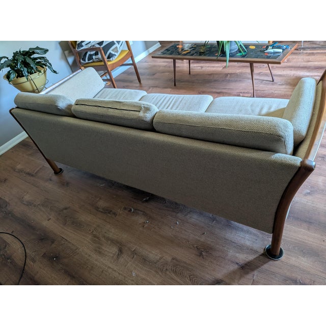 Stouby Stouby Mid-Century Sofa Beech Wood For Sale - Image 4 of 8