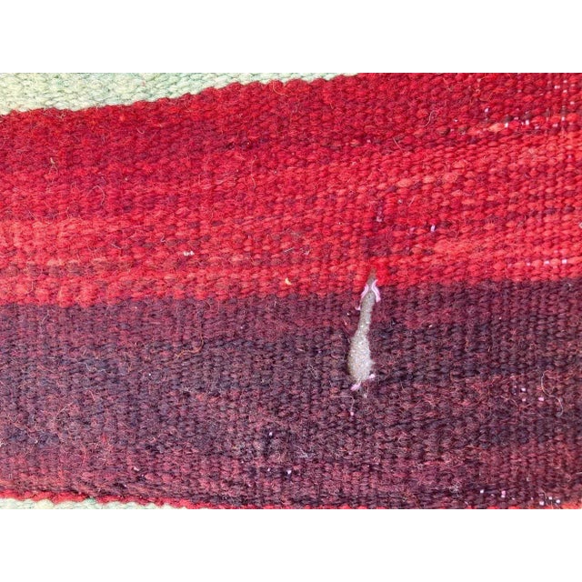 1960s 1960s Moroccan Vintage Flat-Weave Berber Rug For Sale - Image 5 of 13