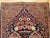 Vintage Isfahan Rug, Hand-Knotted Wool, Pictorial Vase Pattern, Navy & Red, 2x3 For Sale - Image 4 of 11