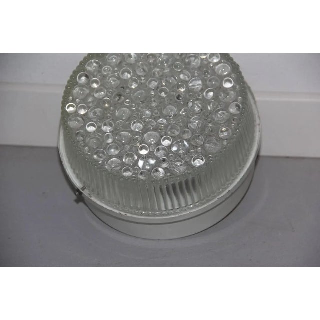 Lacquered Metal & Bubble Glass Sconces, 1960s, Set of 2 , in Good conditions. Designed 1960 to 1969 Up to 250V (Europe/UK...