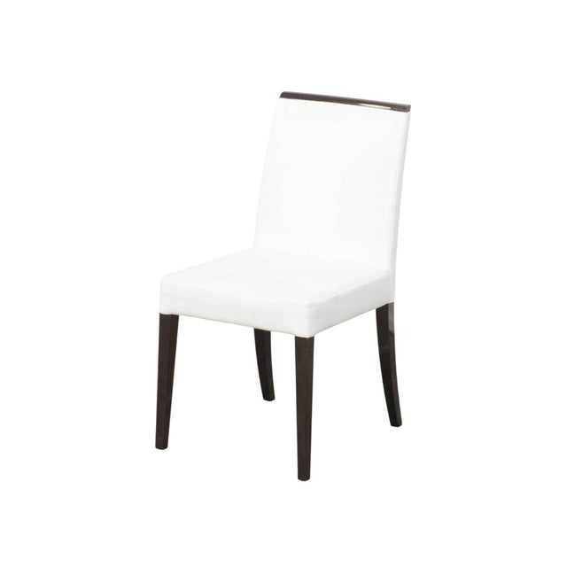 Cantoni One and Only Leather Dining Chairs For Sale In Denver - Image 6 of 10