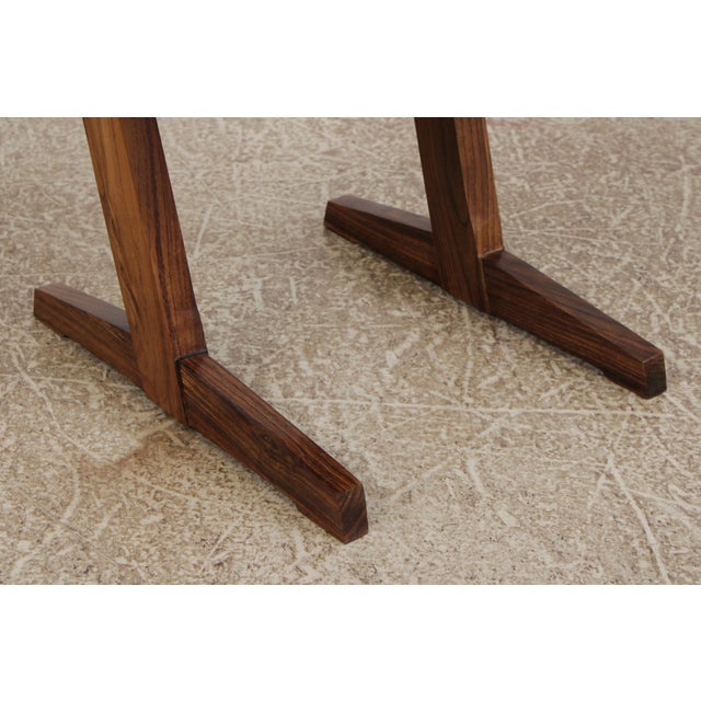 Set of 6 George Nakashima Style Conoid Dining Room Chairs For Sale - Image 13 of 18