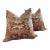 Lee Jofa "Mille Fleur" Pillows in Brick- A 22" Pair For Sale