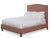 Modern Hazel Twin Bedframe, Blush Velvet For Sale - Image 3 of 4