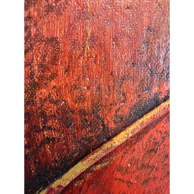 Original Abstract Figure Oil Painting Alena Kalen "Warm Solitude" Framed, Coa For Sale In Jacksonville, FL - Image 6 of 7