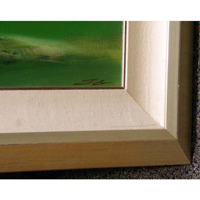 Impressionist Jarome Gastaldi Golfers Paradise With Custom Frame Hand Signed For Sale - Image 3 of 4