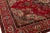 Red Vintage Persian Tabriz Handmade Wool Red Floral Rug For Sale - Image 8 of 10
