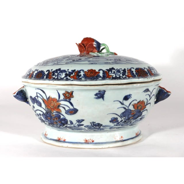 Chinese Export Porcelain Imari Tureen and Cover For Sale - Image 4 of 13