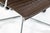 Set of 4 Eames Herman Miller Office Chairs, Brown Leather Thin Pad Aluminum Group For Sale - Image 16 of 18