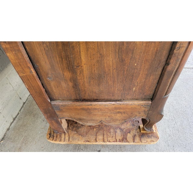 Antique Rustic Country French Cabinet / Armoire Circa. 1800 Louis XV For Sale - Image 10 of 17
