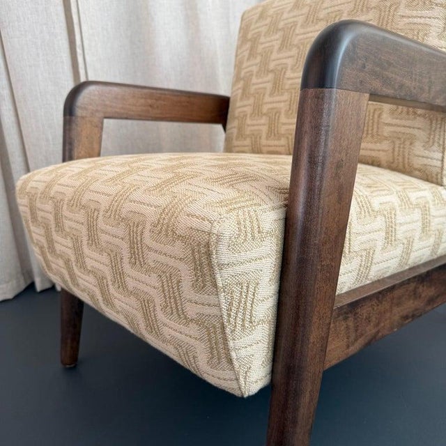 1950s Mid-Century Modern Thonet Armchair Attributed to Russel Wright For Sale - Image 11 of 13