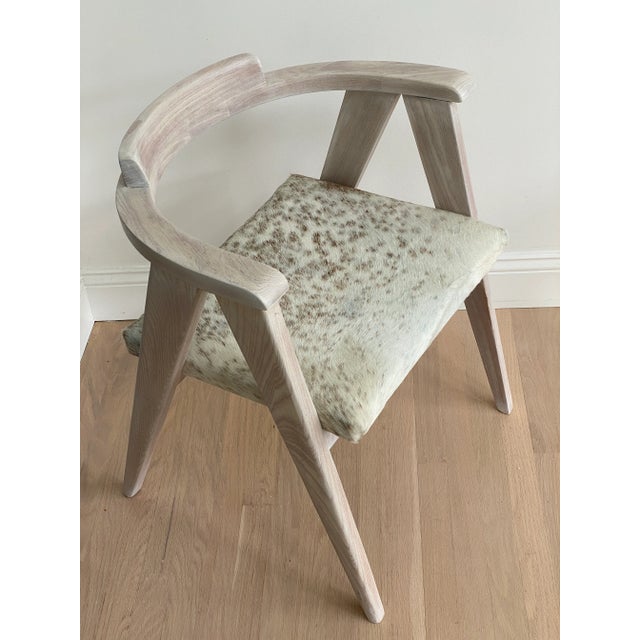 1950’s Whitewashed Compass Chair For Sale In San Francisco - Image 6 of 13