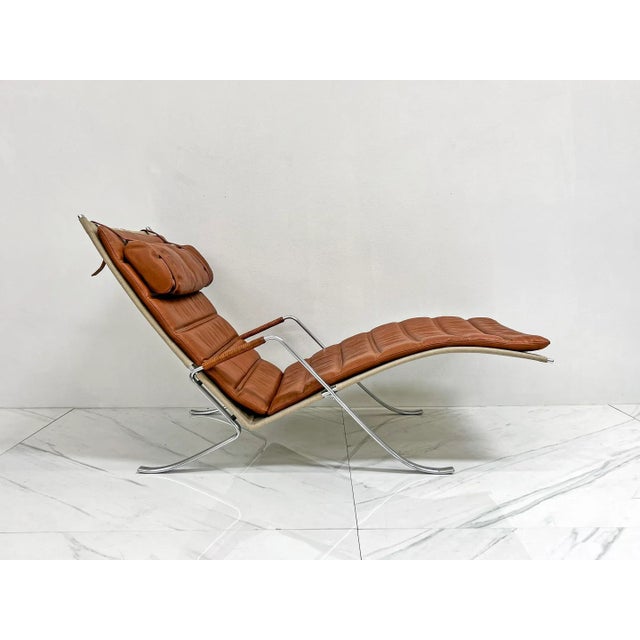 Alfred Kill Fk-87 Grasshopper Chaise Lounge by Fabricius & Kastholm for Alfred Kill, 1960s For Sale - Image 4 of 13