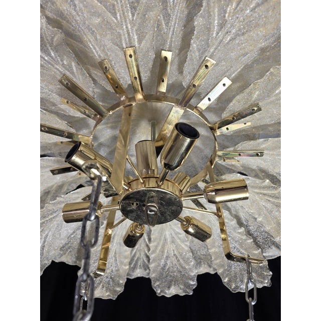 Cream Vintage Murano Hanging Light, 1980s For Sale - Image 8 of 9