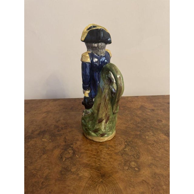 Quality antique 19th century Lord Nelson toby jug, having a quality 19th century toby jug, with Lord Nelson dressed in...