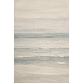 Soft Coastal Waves, Neutral Seascape Wall Art Print, 24″ × 36″ For Sale