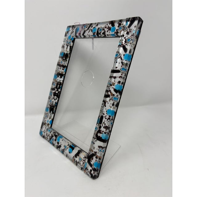 Contemporary Murano Glass Picture Frame For Sale - Image 3 of 6