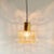 1960s Mid Century Amber Diamond Glass Pendant by Helena Tynell for Limburg, Germany, 1960s For Sale - Image 5 of 9