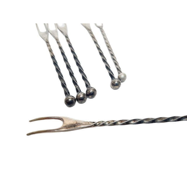 1950s Postmodern Herring Forks from WMF, Germany, 1950s, Set of 6 For Sale - Image 5 of 8