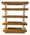 Custom Built Bamboo Wood Book Shelf With Led Lighting For Sale