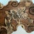 c.1920 Chinese Polychrome Architectural Carved Wood Panel — Floral Motif Wall Art For Sale - Image 6 of 10