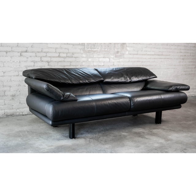 Paolo Piva for B&B Italia authentic Alanda sofa, circa 1980s. Clean, low-profile postmodern aesthetics matched with...
