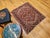 Vintage Persian Heriz Serapi Rug, Hand-Knotted Wool, Geometric Pattern, Brick-Red & Ivory, 4x4 For Sale - Image 15 of 18