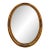 Uttermost Oval Wall Mirror Gold Tone Ornate Frame Hollywood Regency 30x24 For Sale