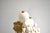 Mid-Century Italian Majolica White & Gold Topiary Centerpiece For Sale - Image 10 of 11