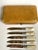 Late 19th Century Antique Sterling Silver and Mother of Pearl Fruit Knives Set of 6 in Leather Case For Sale - Image 5 of 12