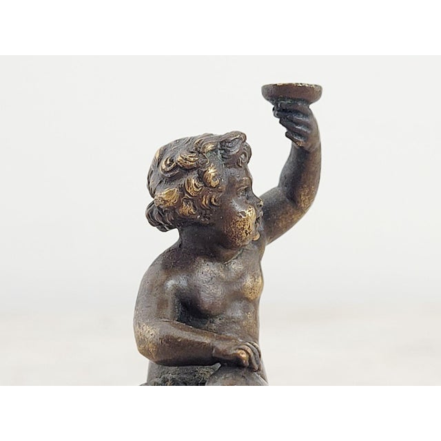 18th Century Small Bronze of Possibly a Young Bacchus, 17th or 18th C. For Sale - Image 5 of 7