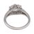 1930s Art Deco Gia 1.10 Carat Diamond Platinum Engagement Ring, Size 4.5 For Sale In Los Angeles - Image 6 of 6