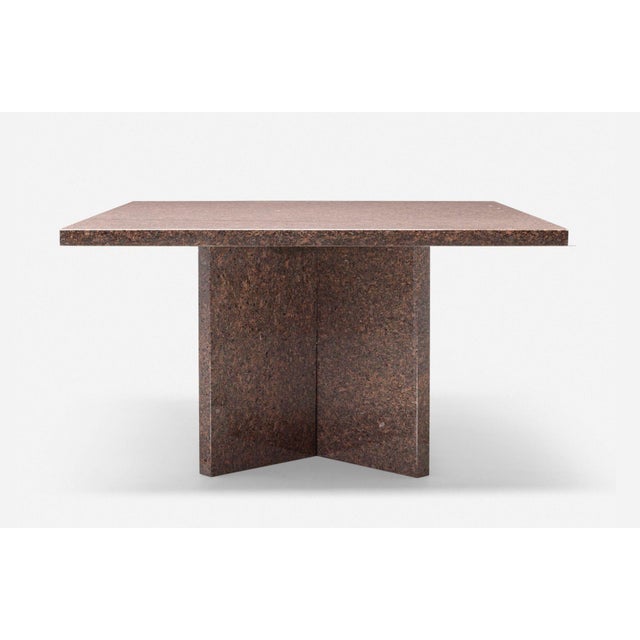 Marcel Breuer Custom Dining Table from the Offices of Marcel Breuer, New York 1965 A striking example of Modernist design,...
