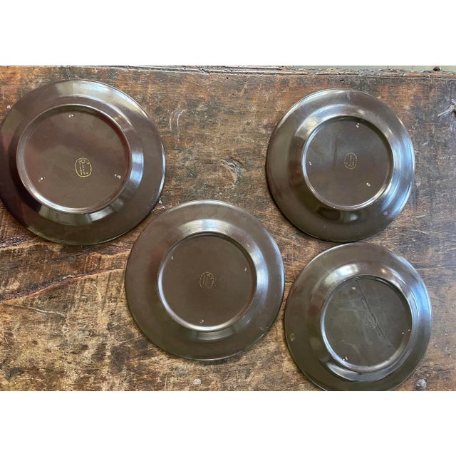 Ceramic Vintage Franciscan Madeira 10.5” Plates - Set of Four (4) For Sale - Image 7 of 10