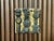 Gold Brutalist Gold-Brown Ceramic Art Wall Tile with Relief Decoration, Germany, 1970s For Sale - Image 8 of 15