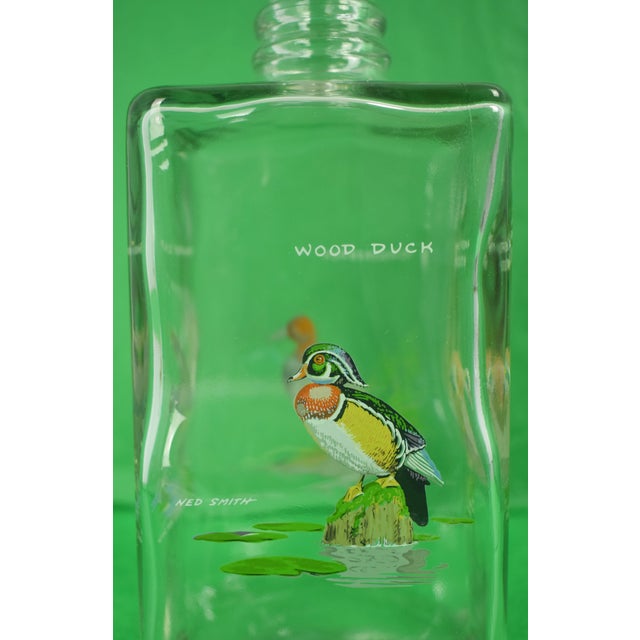 Pair X c.z. Guest Estate 'Gamebird' Decanters Hand-Painted by Ned Smith For Sale - Image 11 of 11