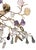 Metal Modern Pegaso Gallery Design “Tree of Life” Chandelier With Semi-Precious Stone Fruits For Sale - Image 7 of 9