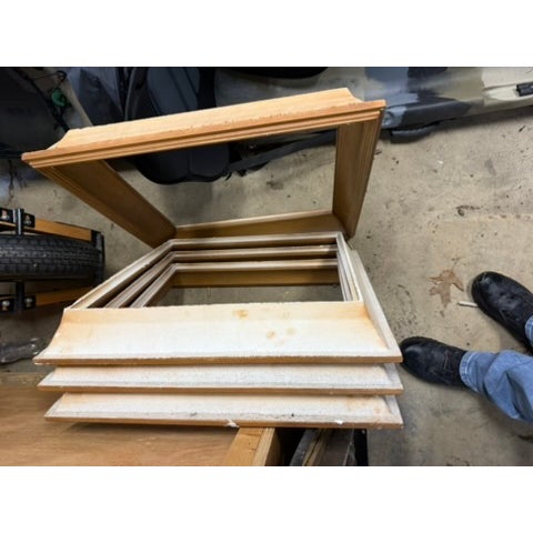 Vintage Plaster Ceiling Tiles From UofM Office For Sale - Image 10 of 10