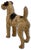 Very Rare Oversize 1930s Hubley #387 Standing Full Figure Fox Terrier Cast Iron Dog Doorstop - 10 Inches Tall X 12 Inches Long For Sale - Image 14 of 18