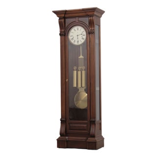 Sligh Mahogany Tall Case Grandfather Clock For Sale