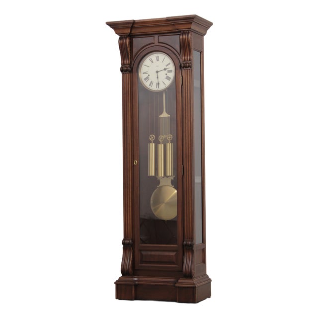 Sligh Mahogany Tall Case Grandfather Clock For Sale