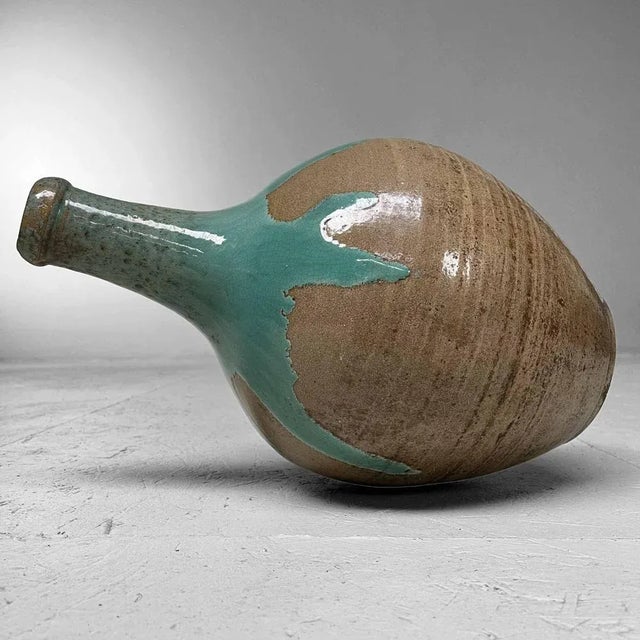 Nature Glazed Tsubo, Shōwa Period, Japan, 1950s For Sale - Image 4 of 10
