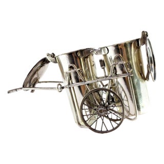 Urban Cleaning Van with Two Silver Containers and Applications For Sale